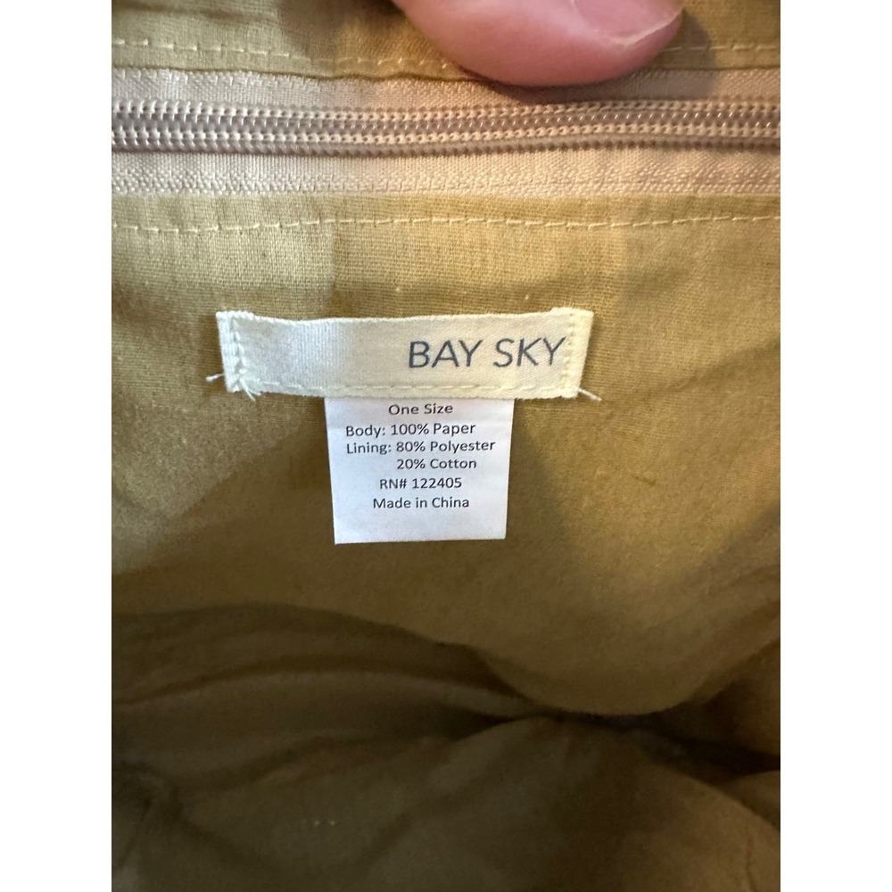 Bay Sky Rainbow Pom‎ Pom Straw Tote Beach Bag Boho Summer Woven Handbag - Picture 8 of 12